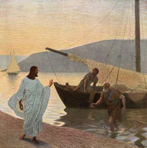 La chiamata degli apostoli Pietro e Andrea da parte di Gesù